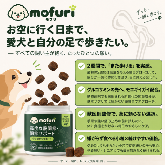 Mofuri 高度な股関節・関節サポート